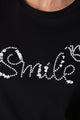 טי-שרט פנינים ואבנים SMILE